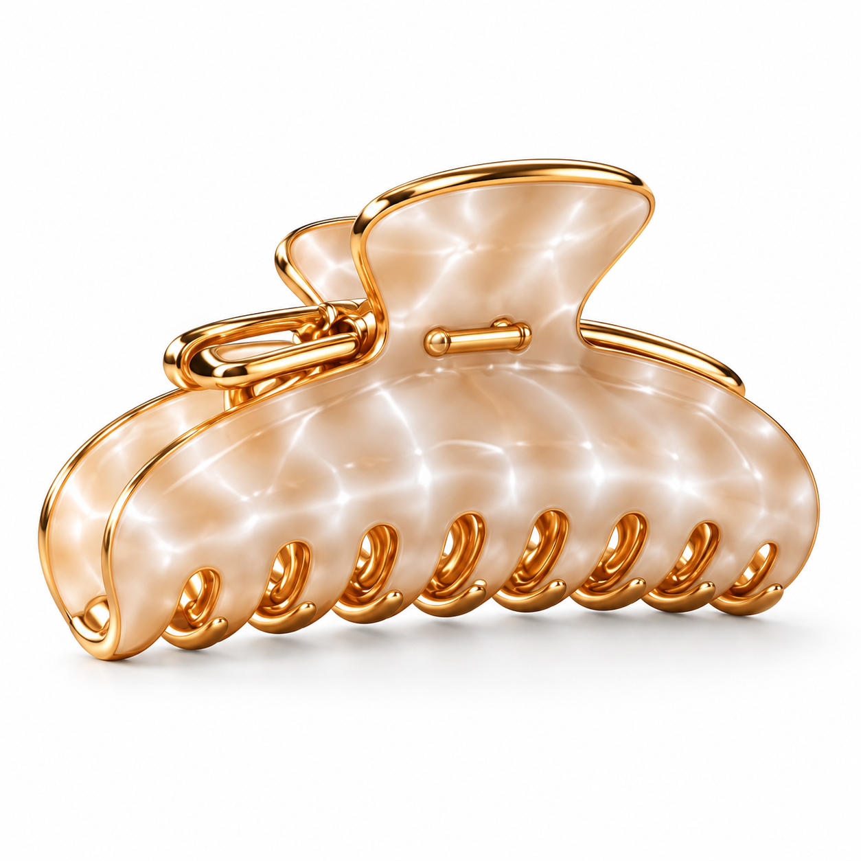 Pearl-Style Hair Claw Clip